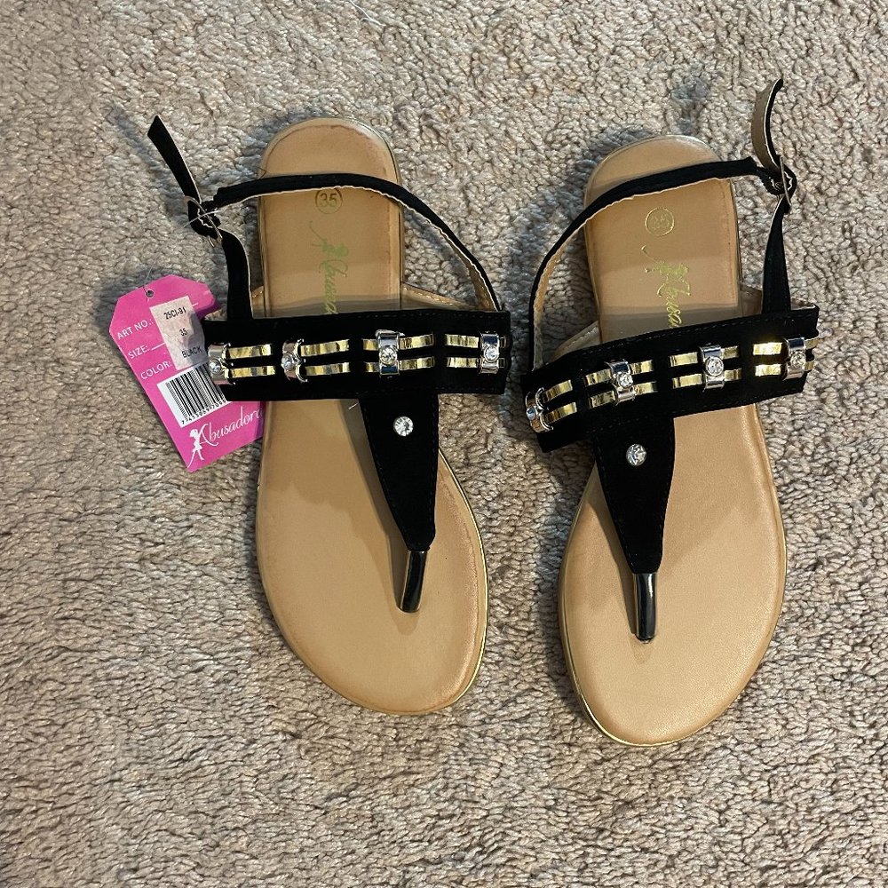 Black sandals